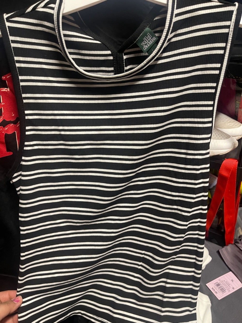Wild Fable Women's Open Back Ribbed Tank Top - Picture 8 of 10